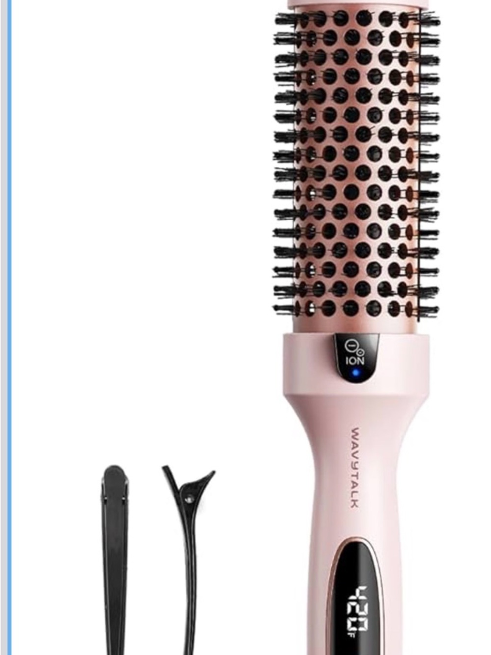 Wavytalk Pink Ionic Hot Air Round Brush - Smooth & Volumize  popular on insta